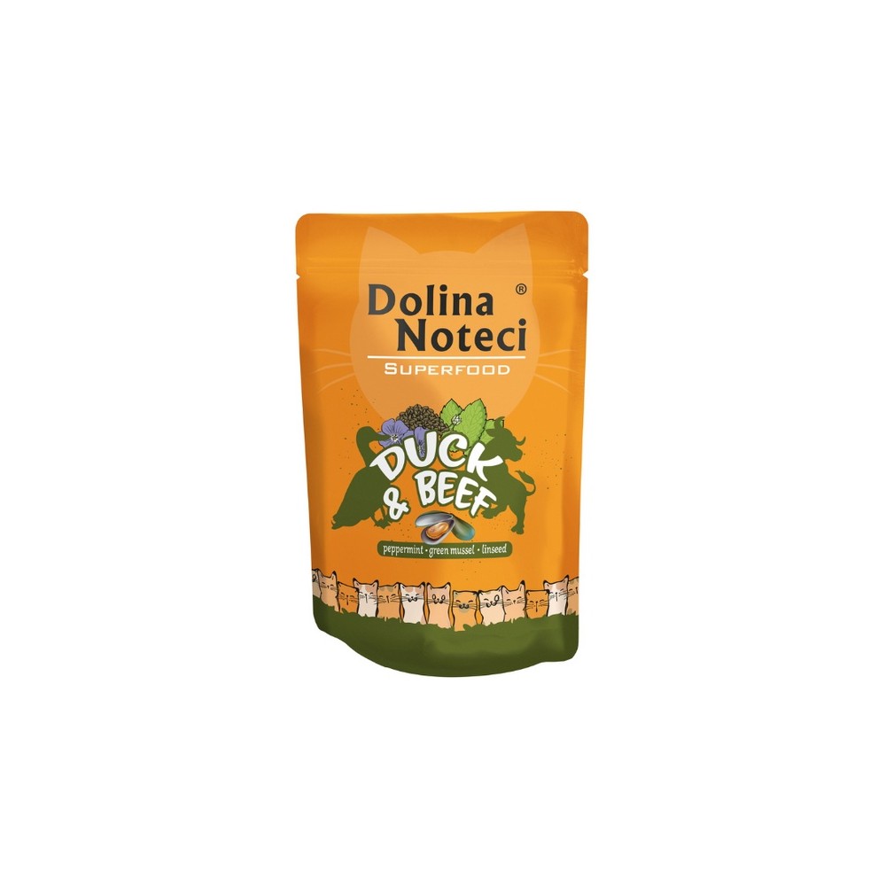 Dolina Noteci Superfood Kot Kaczka i wołowina saszetka 85g