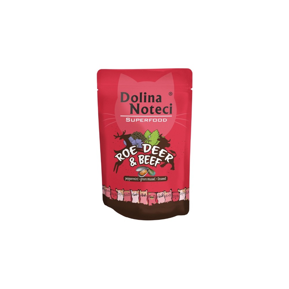 Dolina Noteci Superfood Kot Sarna i wołowina saszetka 85g