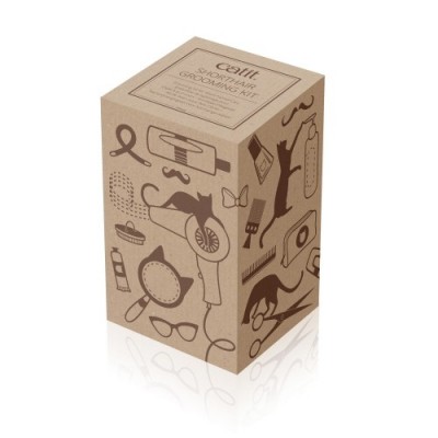 Zestaw pielęgnacyjny dla kotów, sierść krótka