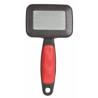 MIĘKKA SZCZOTKA Z GUMOWĄ RĄCZKĄ ZE SZCZOTECZKĄ DO CZYSZENIA 7 x 13 cm