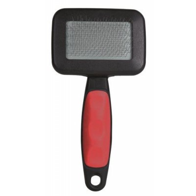 MIĘKKA SZCZOTKA Z GUMOWĄ RĄCZKĄ ZE SZCZOTECZKĄ DO CZYSZENIA 7 x 13 cm