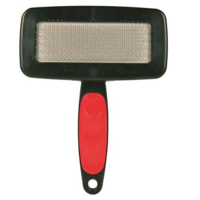 MIĘKKA SZCZOTKA Z GUMOWĄ RĄCZKĄ ZE SZCZOTECZKĄ DO CZYSZENIA 11 x 16 cm