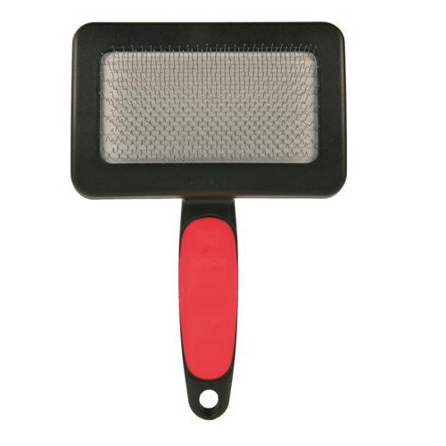 MIĘKKA SZCZOTKA Z GUMOWĄ RĄCZKĄ ZE SZCZOTECZKĄ DO CZYSZENIA 12 x 19 cm