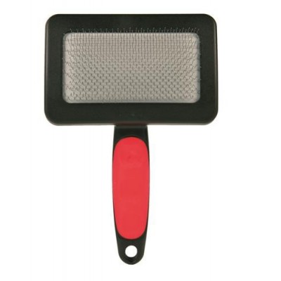 MIĘKKA SZCZOTKA Z GUMOWĄ RĄCZKĄ ZE SZCZOTECZKĄ DO CZYSZENIA 12 x 19 cm