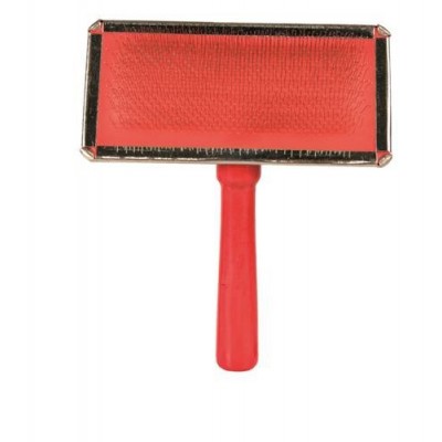 MIĘKKA SZCZOTKA Z GRZEBYKIEM CZYSZCZĄCYM 11 x 14 cm