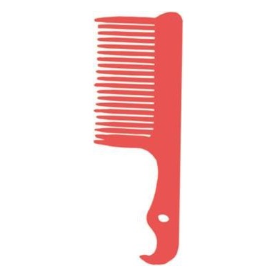 MIĘKKA SZCZOTKA Z GRZEBYKIEM CZYSZCZĄCYM 11 x 14 cm