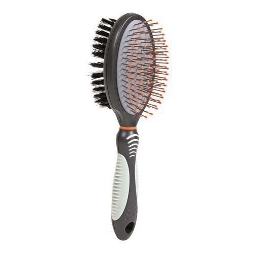 Szczotka do pielęgnacji, tworzywo sztuczne, dwustronna, duża 6×23 cm