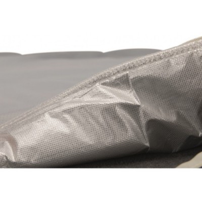 Koc termiczny z wkładką utrzymującą ciepło, 100 × 75 cm, ciemnoszary