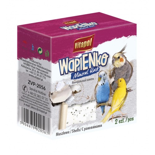 KOSTKA WAP.DLA PTAKÓW-MUSZLE