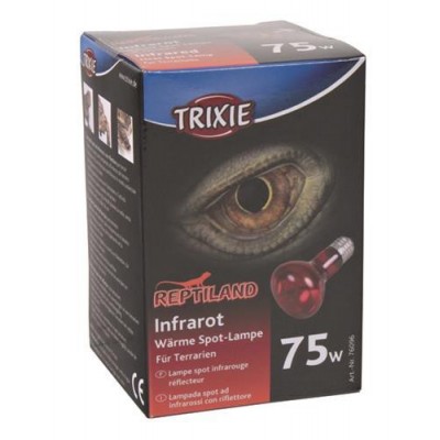 Punktowa lampa grzewcza, podczerwień, czerwona, 75W