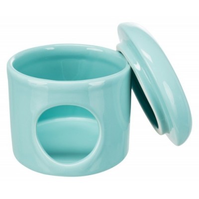 Domek dla myszy, turkus, ceramiczny,  o 12 × 10 cm