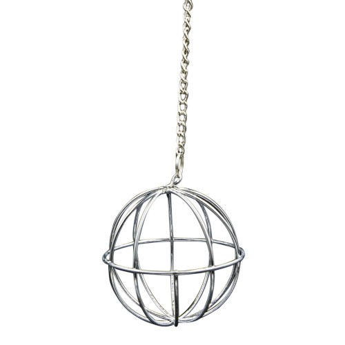 Panama Pet karmnik kulisty dla gryzoni i królika, chromowany, 8 cm