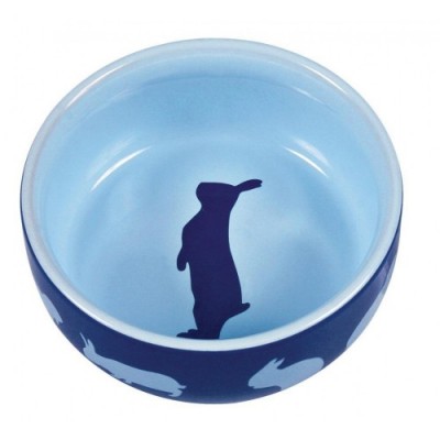 Miska ceramiczna dla królika z motywem, 250 ml/ śr.11 cm