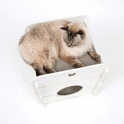 Domek dla kota Catit Vesper Cottage 50x50x49cm, Biały