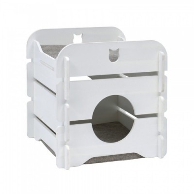 Domek dla kota Catit Vesper Cottage 50x50x49cm, Biały