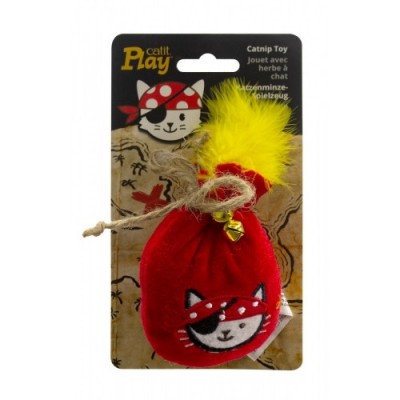 Zabawka z kocimiętką, Catit Play Pirates Catnip Toy, worek złota