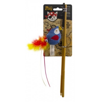 Zabawka wędka, Catit Play Pirates Wand Toy, Papuga
