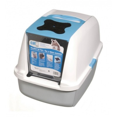 Kuweta zabudowana, szara, 43x57x50cm