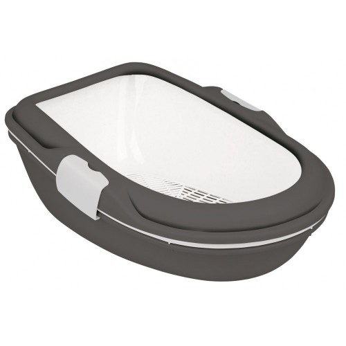 Kuweta Berto XL, z systemem rozdzielającym, 47 × 26 × 69 cm, antracyt/biała