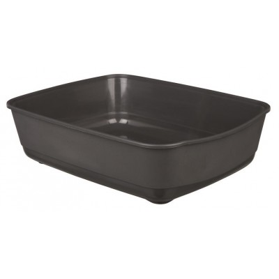 Klasyczna kuweta dla kota, 36 × 12 × 46 cm, ciemny szary