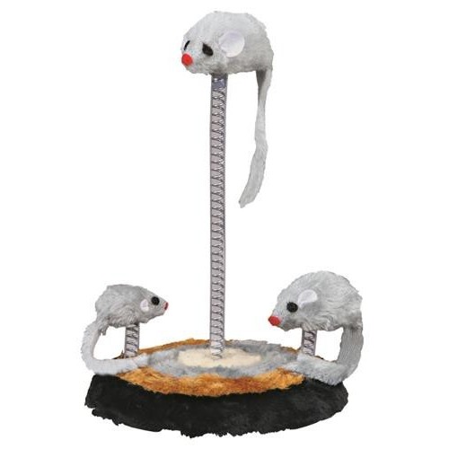 MYSZY NA SPRĘŻYNIE 3szt/op(30cm)