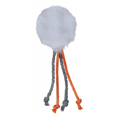 PIŁKI PLUSZOWE Z DZWONKIEM I SZNURKAMI 100szt./OP