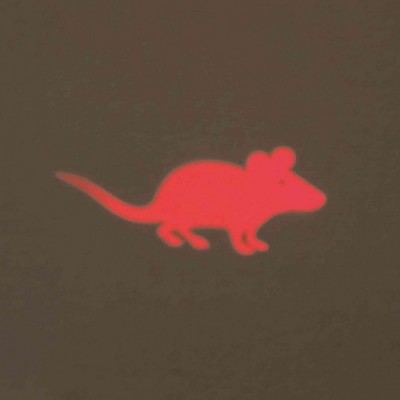 Wskaźnik Laserowy LED mysz, plastik, 11 cm