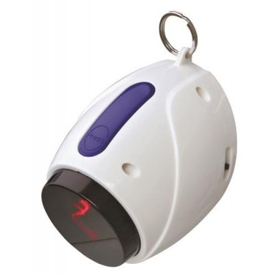 Wskaźnik laserowy, 11 cm, biało/niebieski