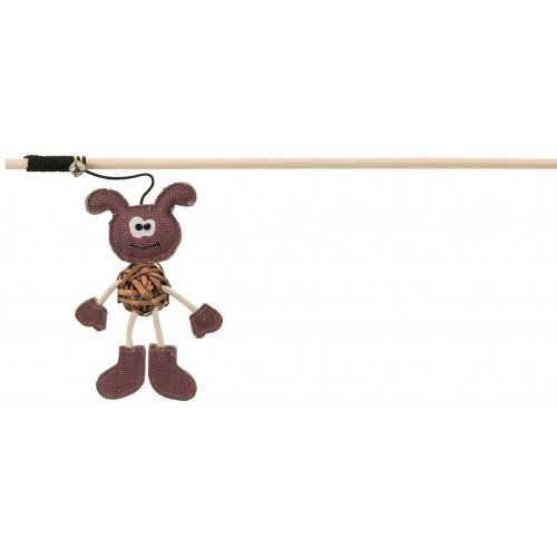 Wędka dla kota z psem, 40 cm