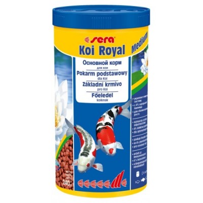 Koi Royal Medium  1.000 ml, granulat - pokarm postawowy dla Koi