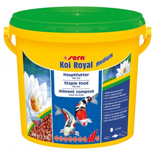Koi Royal Medium  3.800 ml, granulat - pokarm postawowy dla Koi