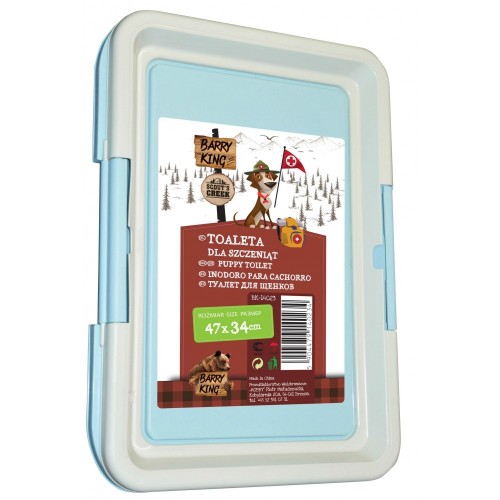 Toaleta dla szczeniąt, 47x34 cm, niebieska