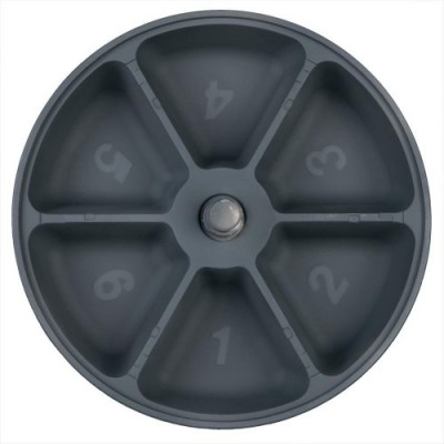 Automatyczne karmidło TX6 , 6 × 240 ml/ř 32 cm × 10 cm, szaro/białe