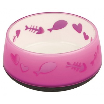 Miska plastikowa Lovely Cat, 0.3 l/o 12 cm