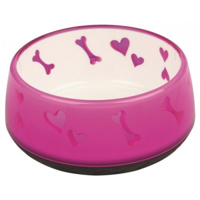 Miska plastikowa Lovely Dog, 0.9 l/o 18 cm