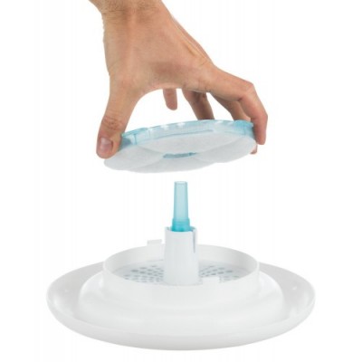 Automatyczne poidło Bubble Stream , 3 l, niebiesko/białe