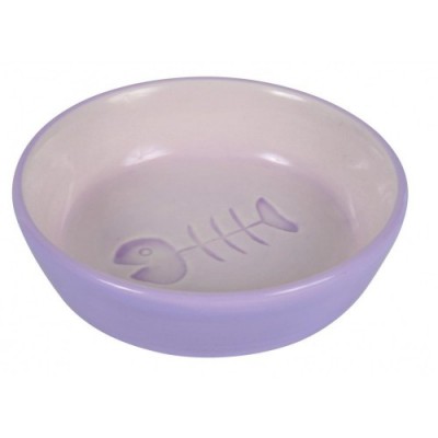 MISKA CERAMICZNA DLA KOTA 200ml/13cm KOLOROWA