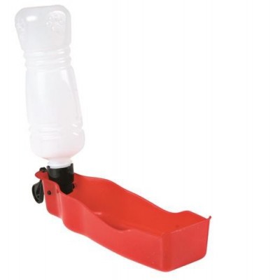 BUTELKA Z MISKĄ 500ml PLASTIKOWA