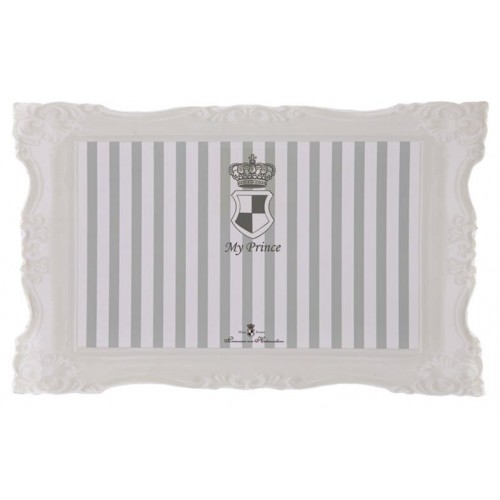 Mata „My Prince”, 44 × 28 cm szara