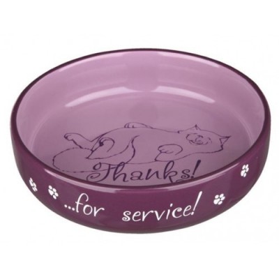 MISKA CERAMICZNA DLA KOTA, 0.3 l/o 15 cm