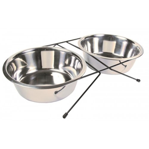 ^STOJAK Z MISKAMI 2x2.8l