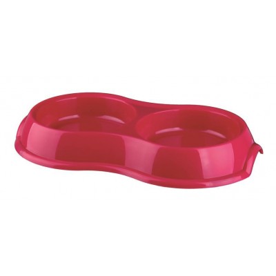 MISKA PLASTIKOWA PODWÓJNA, 2 × 0.2 l/o 11 cm