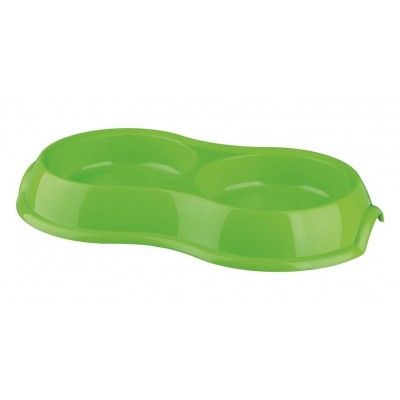 MISKA PLASTIKOWA PODWÓJNA, 2 × 0.2 l/o 11 cm