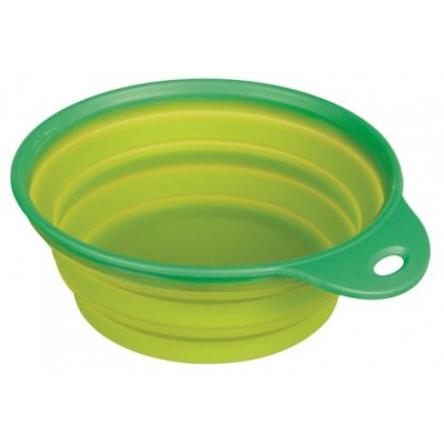 Miska podróżna, silikonowa, z obręczą, 0.5 l/o 14 cm