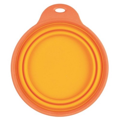 Miska podróżna, silikonowa, z obręczą, 0.5 l/o 14 cm