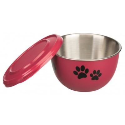 Miska ze stali nierdzewnej Fresh Feed z pokrywką, 0.6 l/o 13 cm