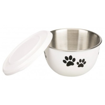 Miska ze stali nierdzewnej Fresh Feed z pokrywką, 0.6 l/o 13 cm