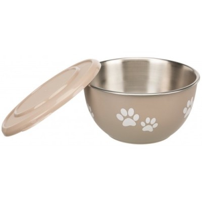 Miska ze stali nierdzewnej Fresh Feed z pokrywką, 0.9 l/o 15 cm