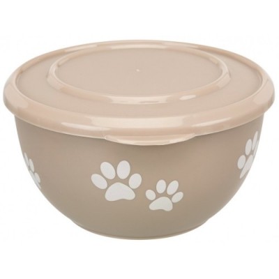 Miska ze stali nierdzewnej Fresh Feed z pokrywką, 0.9 l/o 15 cm