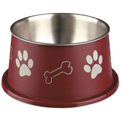 MISKA METALOWA Z PLASTIKOWĄ POWŁOKĄ, 0,9 l/o 15 cm